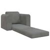 vidaXL Divano letto Grigio scuro 98 x 71 x 83 cm Velluto