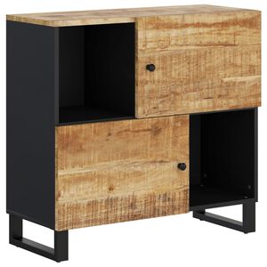 vidaXL Credenza con 2 Ante 80x33x75 cm in Legno Massello di Mango