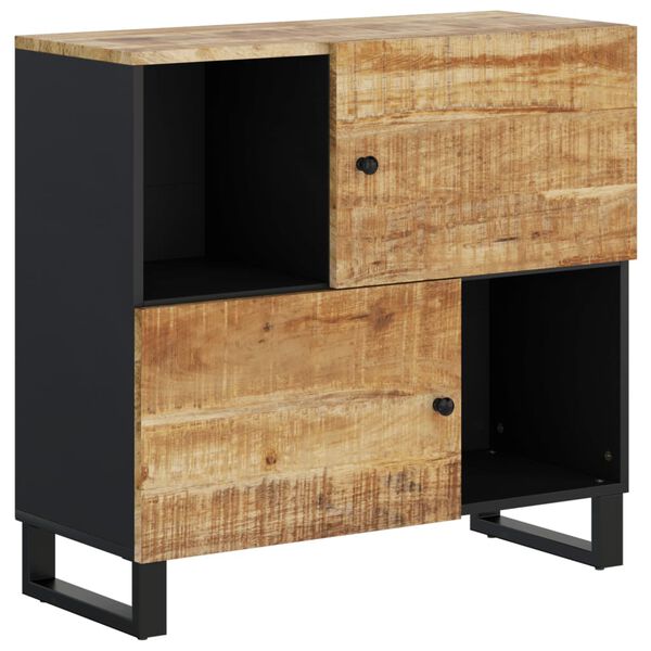 vidaXL Credenza con 2 Ante 80x33x75 cm in Legno Massello di Mango