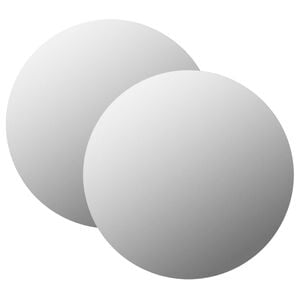 vidaXL Specchi da Parete 2 pz 40 cm in Vetro Circolari