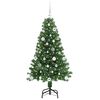 vidaXL Albero di Natale artificiale con 150 LED Verde 150 cm