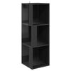 vidaXL Armadio Angolare Grigio Lucido 33x33x100 cm in Truciolato