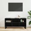vidaXL Mobile TV Rovere Nero 103,5 x 30 x 50 cm Legno multistrato
