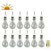 Luxform Luci LED Solari per Feste in Giardino 12 pz Trasparente 95220