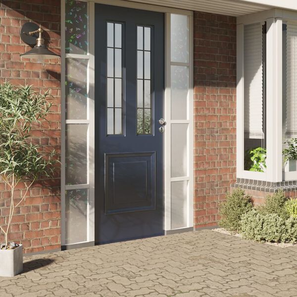 vidaXL Pellicola Finestra Smerigliata Motivo Arcobaleno 3D 90x1000 PVC