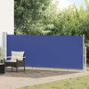 vidaXL Tenda Laterale Retrattile per Patio 140x500 cm Blu