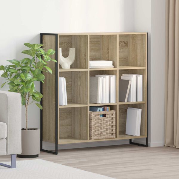 vidaXL Armadio per Libri Sonoma 99.5 x 30 x 108.5 cm Legno multistrato