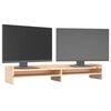 vidaXL Supporto per Monitor 100x24x16 cm in Legno Massello di Pino