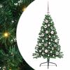 vidaXL Albero di Natale artificiale con luci integrate Verde 120 cm