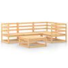 vidaXL Set Divani da Giardino 5 pz in Legno Massello di Pino