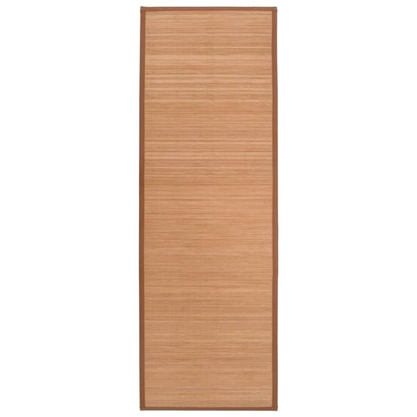 vidaXL Tappetino da Yoga in Bamb&ugrave; 60x180 cm Marrone