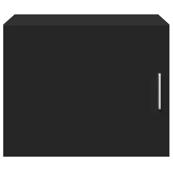 vidaXL Mobile a Parete Nero 50x42,5x40 cm in Legno Multistrato