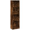 vidaXL Libreria Rovere Fumo 40x24x143 cm in Truciolato