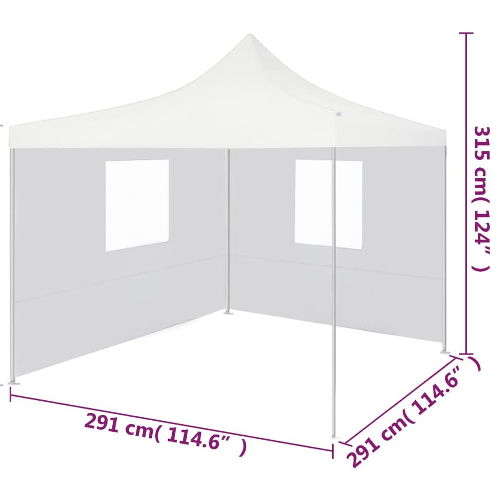 Gazebo Pieghevole da Giardino in Ferro 3x3m Bianco | Leroy Merlin