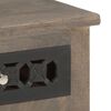 vidaXL Comodino 40x30x50 cm in Legno Massello di Mango