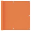 vidaXL Paravento Balcone Arancione 90x300 cm Tessuto Oxford