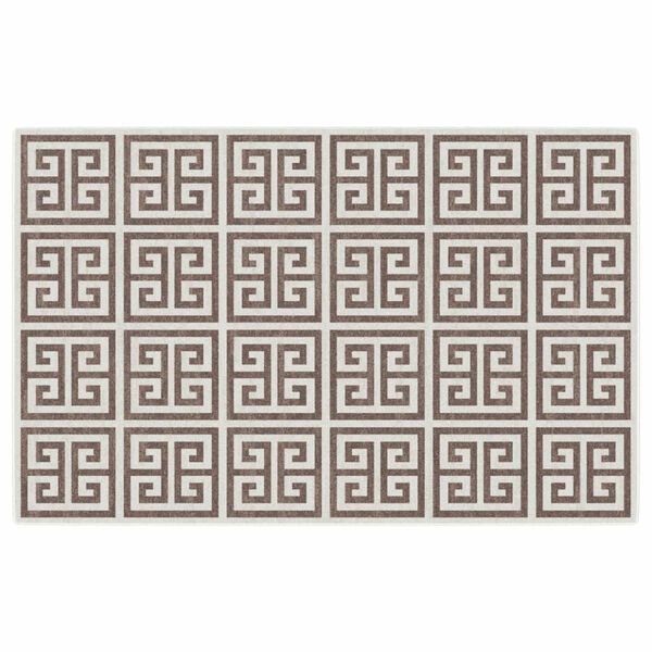 vidaXL Tappeto a Pelo Corto Multicolore 190x300 cm Interni/Esterni