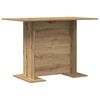 vidaXL Tavolo da pranzo 110 x 60 x 75 cm Legno multistrato