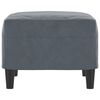 vidaXL Poggiapiedi Grigio Scuro 60x50x41 cm in Velluto