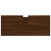 vidaXL Armadietto Bagno Rovere Marrone 80x33x60cm in Legno Multistrato