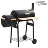 vidaXL Griglia da Esterno 103 x 60 x 113 cm Acciaio Nero