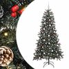 vidaXL Albero di Natale artificiale con 300 LED Verde 210 cm