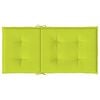 vidaXL Cuscini per Sedia 4 pz Verde Intenso 100x50x3 cm Tessuto Oxford