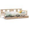 vidaXL Dormeuse con Cassetti 90x200 cm Legno Massello Pino