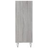 vidaXL Credenza Grigio Sonoma 34,5x32,5x90 cm in Legno Multistrato