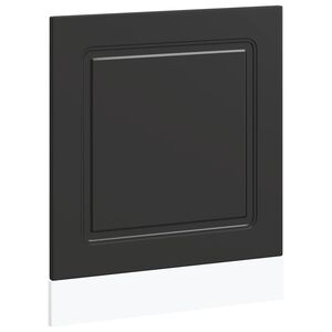 vidaXL Pannello Lavastoviglie Kalmar Nero 60x1,5x57 cm in Truciolato