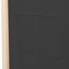 vidaXL Divisorio a 4 Pannelli Grigio 160x170x4 cm in Tessuto