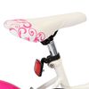 vidaXL Bici per Bambini 24 pollici Rosa e Bianca