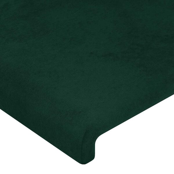 vidaXL Testiera 2 pz Verde scuro 90x5x78/88 cm in Velluto
