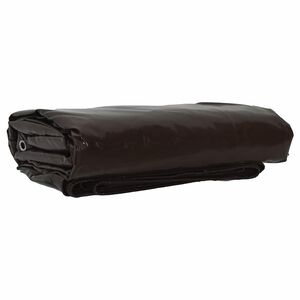 vidaXL Telo 650g / m&sup2; Marrone 1,5 x 10 m Tela con rivestimento in PVC