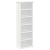 vidaXL Mobile per CD Bianco 60 x 17 x 92 cm Legno ingegnerizzato