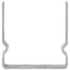 vidaXL Picchetti per Recinzione 12pz Argento 14x6x15cm Acciaio Zincato