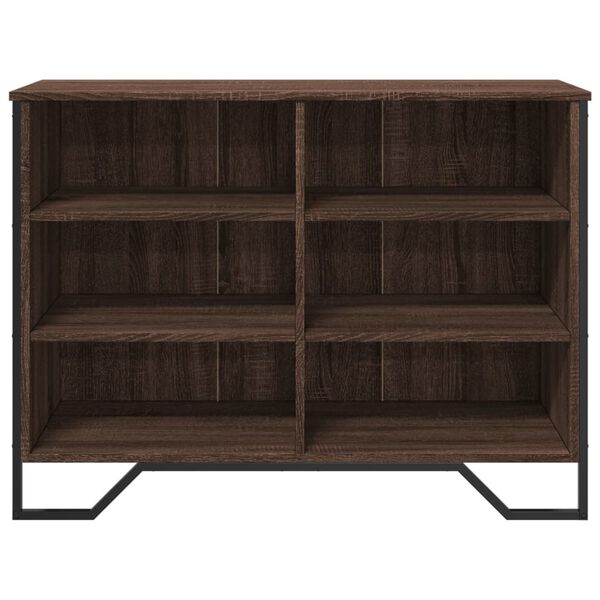 vidaXL Credenza Rovere Marrone 101x35,5x74,5 cm in Legno Multistrato