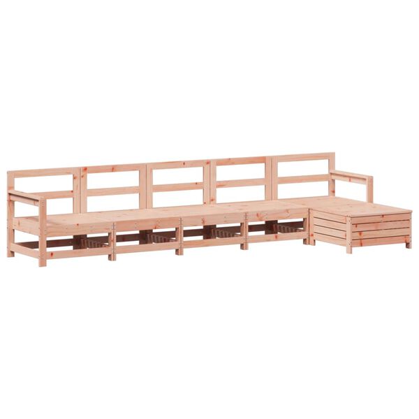 vidaXL Set Divani da Giardino 6 pz in Legno Massello Abete Douglas