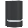 vidaXL Applique per Esterni Nera in Alluminio Pressofuso