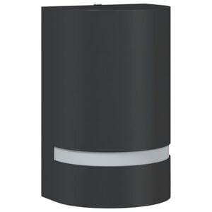 vidaXL Applique per Esterni Nera in Alluminio Pressofuso