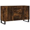 vidaXL Credenza Rovere Fumo 100x36x60 cm in Legno Multistrato