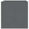 vidaXL Scatole Portaoggetti 10pz Grigio 32x32x32cm Tessuto non Tessuto