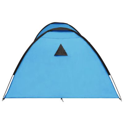 vidaXL Tenda Igloo da Campeggio 650x240x190 cm per 8 Persone Blu