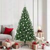 vidaXL Albero di Natale artificiale con 300 LED Verde 180 cm