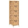 vidaXL Armadietto Portaoggetti 5 Cesti 25,5x37x100 cm Giacinto d'Acqua