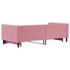 vidaXL Divano Letto con Letto Estraibile Rosa 90x200 cm in Velluto