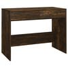 vidaXL Scrivania Rovere Fumo 101x50x76,5 cm in Truciolato