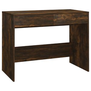 vidaXL Scrivania Rovere Fumo 101x50x76,5 cm in Truciolato