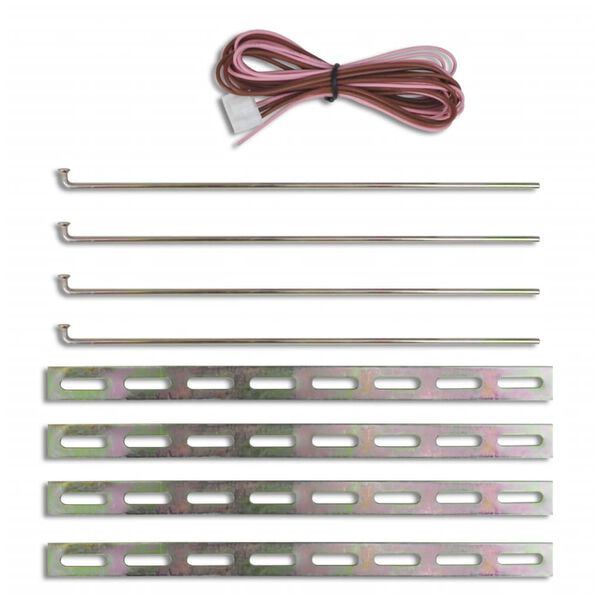 vidaXL Set Chiusura Centralizzata Auto 2 Chiavi VW/Audi/Skoda&4 Motor