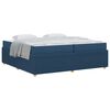 vidaXL Struttura del letto Blu 200 x 200 cm Tessuto